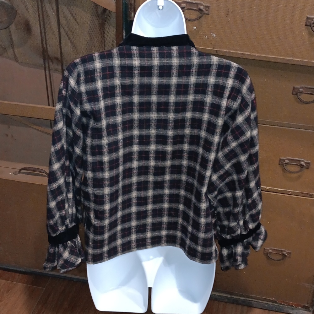 Pil Plaid Tunic. #5715 View 6